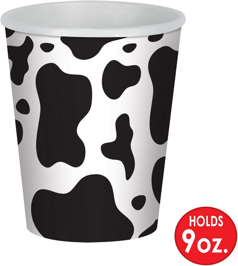 Beistle , 24 Piece Cow Print Beverage Cups, 9 Ounces...