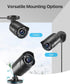 ZOSI 1080P 1920TVL Security Camera Outdoor Indoor,Hybrid 4-in-1 TVI/CVI/AHD/960H CVBS Bullet Cam for Analog Home Office Surveillance DVR CCTV Syst...