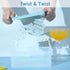 WIBIMEN Mini Ice Cube Trays,104x3PCS Small Ice Cube Tray Crushed Ice Tray for Chilled Drinks Coffee Juice(3Pack Blue Ice trays & Ice Bin & Ice Sco...