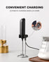 Milk Frother Handheld, ESCLAP Wirelessly Rechargeable Frother for Coffee, Electric Drink Mixer Handheld for Cappuccino, Frappe, Matcha, Hot Chocol...