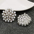 Elegant Imitation Pearl Floral Crystal Brooch Pin for Wedding Bridal Fashion Jewelry...