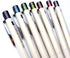 Pilot Japan Gel Ink Ballpoint Pen Nuance Black 7 Colors Set 0.5mm LIL-30EF Black, Blue, Green, Yellow, Brown, Red, Violet With Original Stylus Bal...