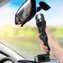 Car Rear View Mirror Phone Holder, 360° Rotating Rearview Mirror Phone Mount, ABS Multi-Functional Adjustable Cellphone Holder, Universal Car Phon...