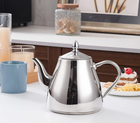 SANQIAHOME Stainless Steel Teapot Coffee Servers 1200ml...