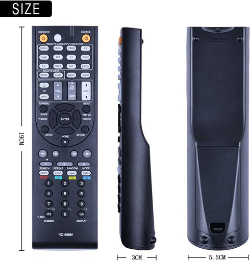 The New RC-898M RC898M ONKYO AV Receiver Replaces The New Remote Controller. Suitable for TX-NR747 TX-NR545 TX-NR646 TXNR747 TXNR545 TXNR646...