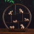 BRABUD Gold Resin Small Elephants Statues Home Decor Collection Gift Set of 6 BS123 (Gold)...