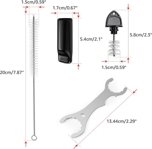 Draft Beer Tap Plugs Brush Beer Faucet Plug 5PCS Beer Keg Tap Plugs, 5PCS Beer Keg Tap Cover Beer Faucet Brush Caps Cover, 3PCS Long Cleaning Brus...