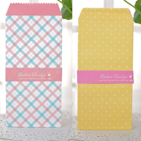 SCStyle 50 Pack Colored Envelopes 3.35 x 6.89 Inches 10 Unique Design Cute Coin invitation Gift Card Postcard Colorful Envelopes...