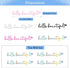 4X Hello Beautiful Rearview Mirror Decals, Vinyl Car Mirror Decals, Car Decals for Women, Laser Rear View Mirror Decal, Rearview Mirror Sticker, C...