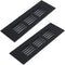 Geesatis Mesh Air Vent Louvered Ventilation for Cabinet Shoe Cabinet Hardware Accessories, with Mounting Screws, 150 x 50 mm / 6 x 2 inch, 2 Pcs...