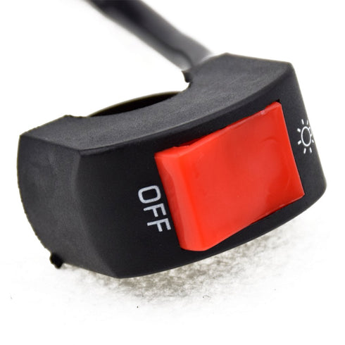 HIAORS 7/8" Handlebar Light On Off Switch Button Compatible with 50cc 90cc 125cc 150cc 250cc Coleman Mini Bike CT200U BT200X CT100U TTR90 CRF150F ...