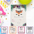 Woodland Forest Fox Face Floral With Greenery Birthday Party Invitations, 20 5x7 Fill In Cards with Twenty White Envelopes by AmandaCreation...