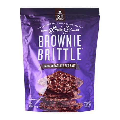 Sheila G's, Brownie Brittle Dark Chocolate, 5 oz...