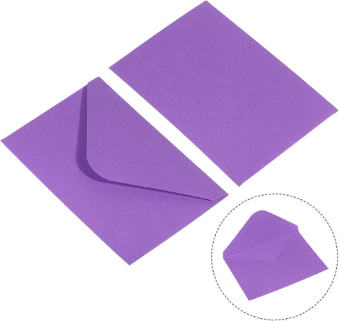 YOKIVE 50pcs Gift Card Envelopes, 6 x 4 Inch Mini Envelopes Small Envelopes Credit Card Size Bulk for Thank You Cards Graduation Greeting Birthday...