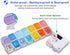 7 Day Pill Organizer,4 Reminder Alarms, Loud Sound,14 Large Compartments,Large Screen,Moisture-Proof Design,Hold Vitamins,Fish Oil,Supplements,Wee...