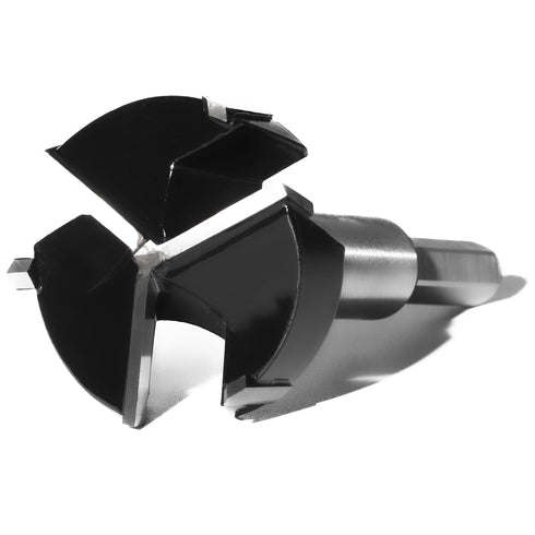 1-3/8 Inch Forstner Drill Bit, Triple-Flute Carbide Tipped Forstner Bit for Hard Wood, Soft Wood, Veneered Plywood, Plastic, Drilling Hole Saw Woo...