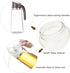 Marbrasse Oil Dispenser for Kitchen,20 OZ /600ml Leakproof Glass Oil Bottle with Auto Flip Cap,Olive Oil Container for Kitchen Cooking (White)...
