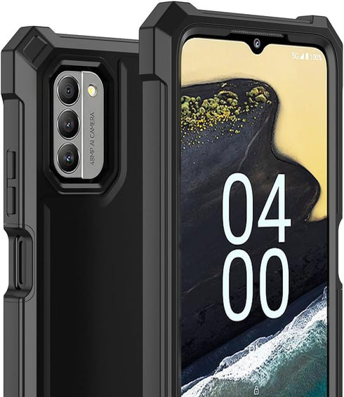 for Nokia C300 Case/Nokia G100 Case with Screen Protector,Nokia C300 Phone Case N155DL Front Back Full Body Protection,Nokia G100 N150DL Phone Cas...