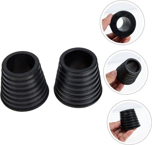 2 Pcs Rubber Umbrella Ring Patio Table Umbrella Poles Smaller Umbrella Pole Patio Parasol Hole Ring Plug Umbrella Base Patio Umbrella Hole Ring Um...