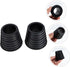 2 Pcs Rubber Umbrella Ring Patio Table Umbrella Poles Smaller Umbrella Pole Patio Parasol Hole Ring Plug Umbrella Base Patio Umbrella Hole Ring Um...