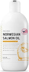 Norwegian Salmon Oil for Dogs - 8 oz of Fish Oil for Dogs Skin and Coat - Contains Omega 3 Fatty Acids - Made in The USA...