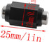 LQ Industrial Calibration Rod 25mm/1inch Stainless Steel Outside Micrometer Standard Caliper Calibration Block Bar for Calibrating Micrometers...