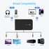 Bluetooth 5.3 Transmitter Receiver for TV and Wireless Headphones, 2-in-1 Bluetooth Adapter, Wireless Transmitter for TV, PC, MP3, Gym, Airplane U...