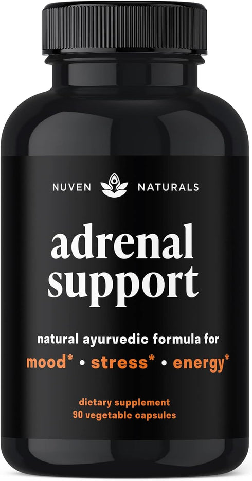 Adrenal Support - Cortisol Manager & Adrenal Support Supplements with Ashwagandha Extract, Rhodiola Rosea, Holy Basil to Support Stress, Fatigue &...