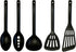 Fox Run Nylon Utensil Set, Ladle, Slotted Spoon, Spoon, Turner, and Spatula...