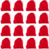 FASHEWELRY 50pcs Small Drawstring Velvet Bag 4.7x4 inch Jewelry Gift Pouches Red Party Wedding Favor for Candy Ring Dice Watch Packing Keepsakes...