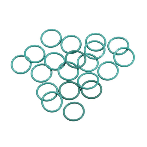 uxcell Fluorine Rubber O-Rings, 9mm OD 7mm ID 1mm Width FKM Seal Gasket for Machinery Plumbing, Green, Pack of 20...