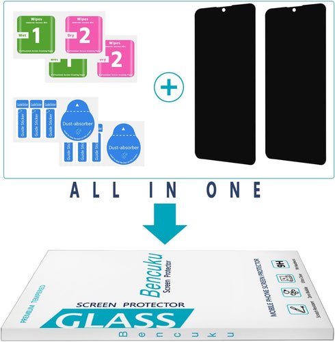 (2 Pack) Privacy Screen Protector Designed for Samsung Galaxy S23 FE, Galaxy A54 5G Anti-Spy Tempered Glass, Anti Scratch, Bubble Free......