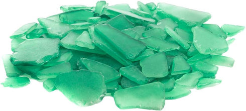 Sea Glass for Crafts – 11oz Green Sea Glass Decor, Tumbled Seaglass, Beachglass for Crafts, Seaglass for Beach Accents, Coastal DIY Supply, Nautic...