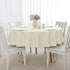 Romanstile Round Waterproof Tablecloth, Stain Resistant Washable Table Cloths Wrinkle Free Polyester Table Covers for Kitchen Dining Party Wedding...
