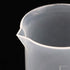 6 Pack 50ml Lab Plastic Graduated Beaker Transparent Measuring Beaker Cup Mixing Cup Liquid Container for Science Lab...