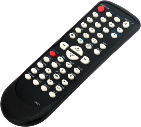 NB677UD Replaced Remote fit for Magnavox DVD Player VCR CDV220MW9 CDV220MW9/F7 CDV220MW9/F7A DV220MW9 DV220MW9A DV220MW9B GDV228MG9 RDV220MW9 RDV2...