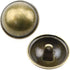 E-outstanding 10PCS Bronze Mushroom Domed Buttons 21mm Antique Brass Dome Buttons Round Sewing Buttons with Shank for Suits, Coats, Uniforms, Shir...