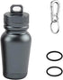 Pill Organizer Keychain Aluminum Travel Medicine Pill Box Portable Kyechian Pill Case Ourdoor Waterproof Pill Holder-Open on Both Sides...