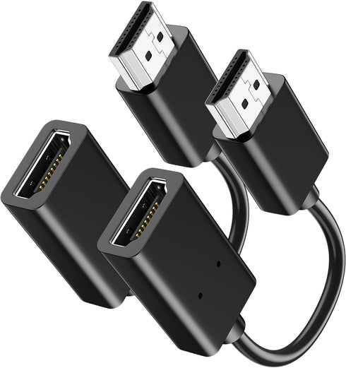 ANDTOBO HDMI Male to Female HDMI High-Speed Extension Cable for Google Chrome Cast,Roku Stick,TV Stick,Xbox,PS3/4-2Pack...