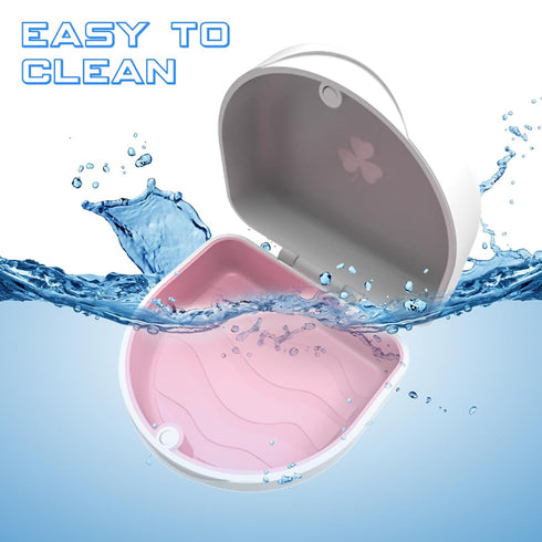 Retainer Case,Orthodontic Mouthguard Case Dental Retainer Case (White)...
