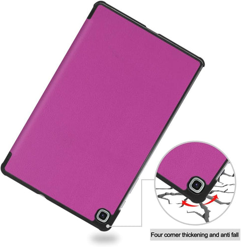 for Samsung Galaxy Tab S6 Lite 10.4 2020 P610 P615 Smart Cover, Ultra Slim Folio Stand Lightweight Auto Sleep/Wake Up Leather Case for Galaxy Tab ...