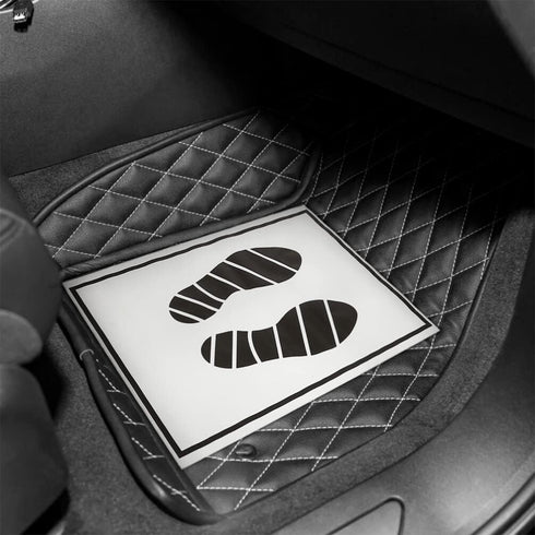 IMIKEYA Paper Floor Mat: 25Pcs Disposable Car Floor Mats Car Paper Floor Mats Disposable Car Interior Floor Mats Automotive Floor Mats Printing Pa...