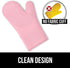 Gorilla Grip Heat and Slip Resistant Silicone Oven Mitts Set, Soft Cotton Lining, Waterproof, BPA-Free, Long Flexible Thick Gloves for Cooking, BB...