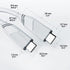 All-Purpose 8K USB C Cable, USB4, for Rapid Charging – 6ft (transfers Data and Video at 40Gbps, 100W of Charging Power, Universal Data/Charging/Mo...