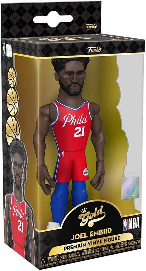 Funko Pop! Gold NBA: Sixers - Joel Embiid 5" with Chase (Styles May Vary)...
