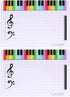 2pcs Dry Erase Music Lap White Board Erasable Writing Staff Write Musical Notes Double Sided Whiteboard Teaching Practice Board White 28.4x21x0.1c...