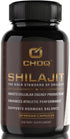 CHOQ® Shilajit - Over 50% Fulvic Acid, 500 mg Vegan Capsules, Energy, Brain, Focus, Collagen, Hormones, Mitochondrial Function, Urolithin A, Lab-T...