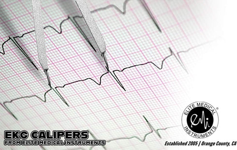 EMI Basix EKG Caliper and EKG Ruler Combination Set EKR-203...