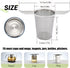 2 Pack Tea Infusers Strainers Basket with Lid/Drip Tray for Loose Leaf Tea, Ultra Fine Mesh Tea Steeper 304 Stainless Steel Tea Filter with Big Ca...
