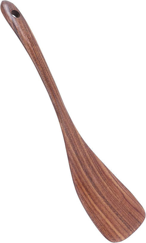 Wooden Spatula for Cooking Nonstick, wooden spatula for cooking, Teak Wooden Spatula Non?stick Pan Shovel Long Flat Handle for Kitchen Cooking...